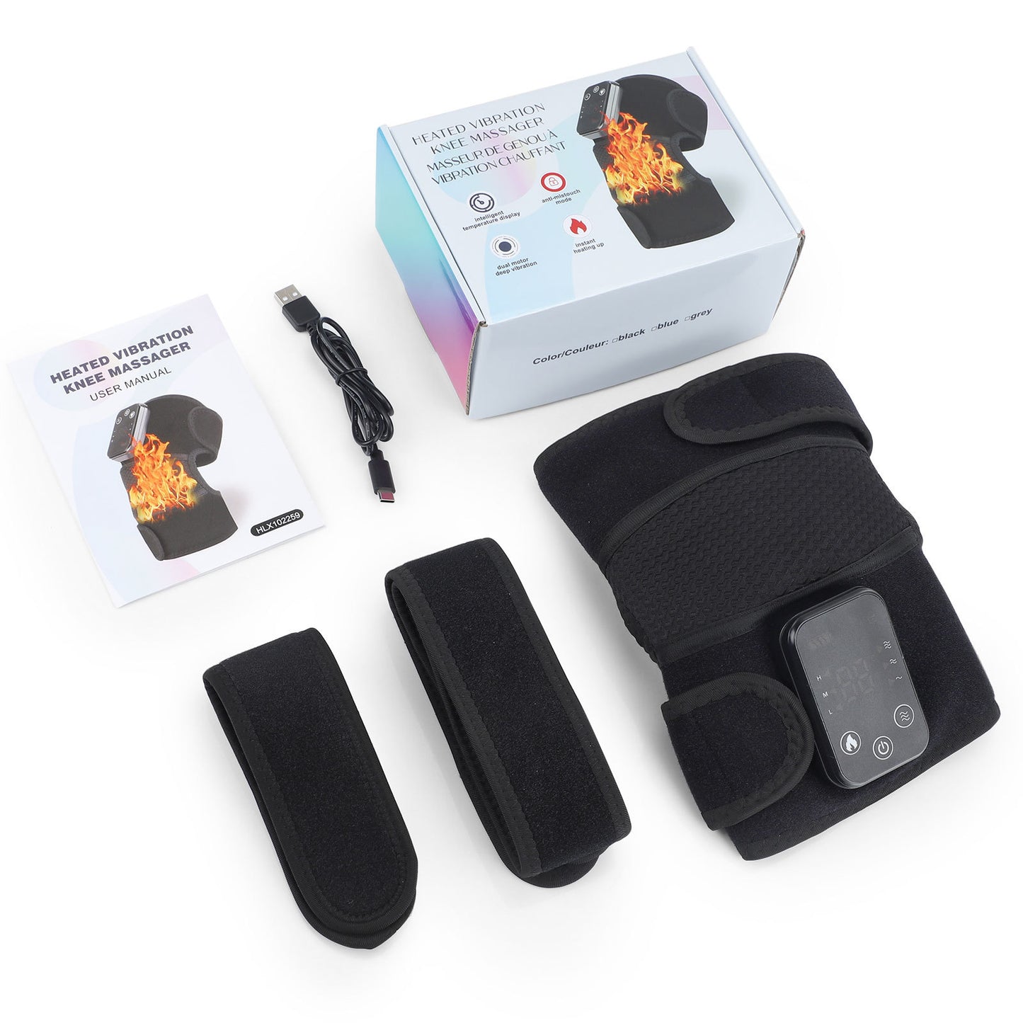 Intelligent Heating Vibration Knee Massage Pad