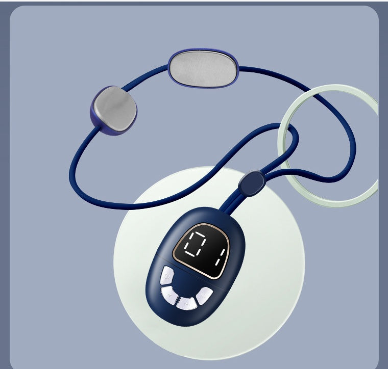 Mini Pulse Hot Compress Hanging Neck Massager