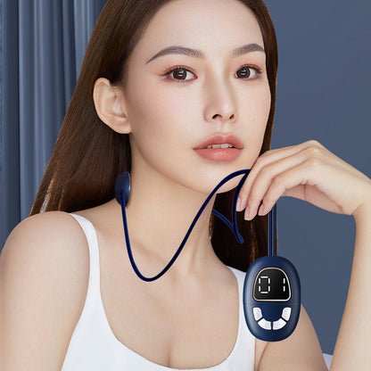 Mini Pulse Hot Compress Hanging Neck Massager