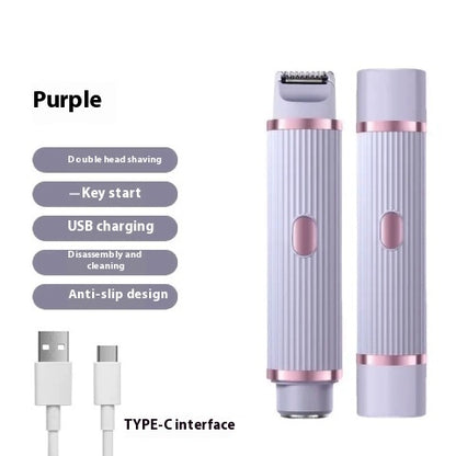 Women's Double-Headed Electric Body Shaver