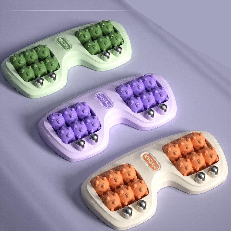Portable Double Foot Massage Roller