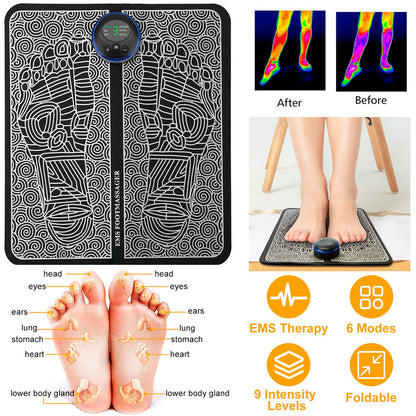 Electric Foot Stimulator Massager Pad