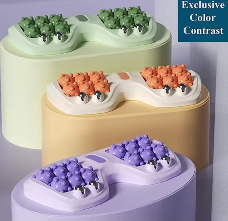 Portable Double Foot Massage Roller