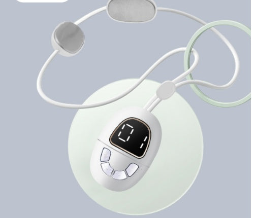 Mini Pulse Hot Compress Hanging Neck Massager