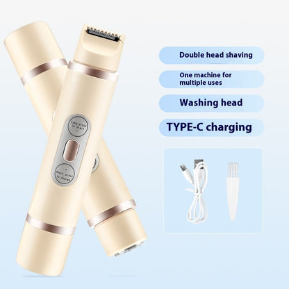 Women's Double-Headed Electric Body Shaver